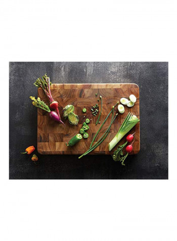 Professional Chopping Board Brown 20.75x14.25x3.2inch