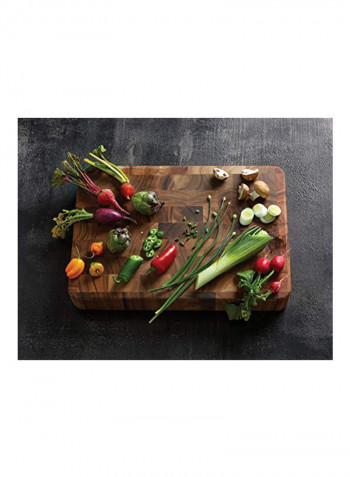 Professional Chopping Board Brown 20.75x14.25x3.2inch