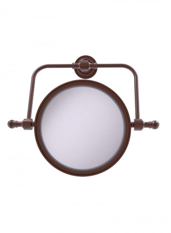 Retro Dot Collection Wall Mounted Make-Up Mirror Antique Copper