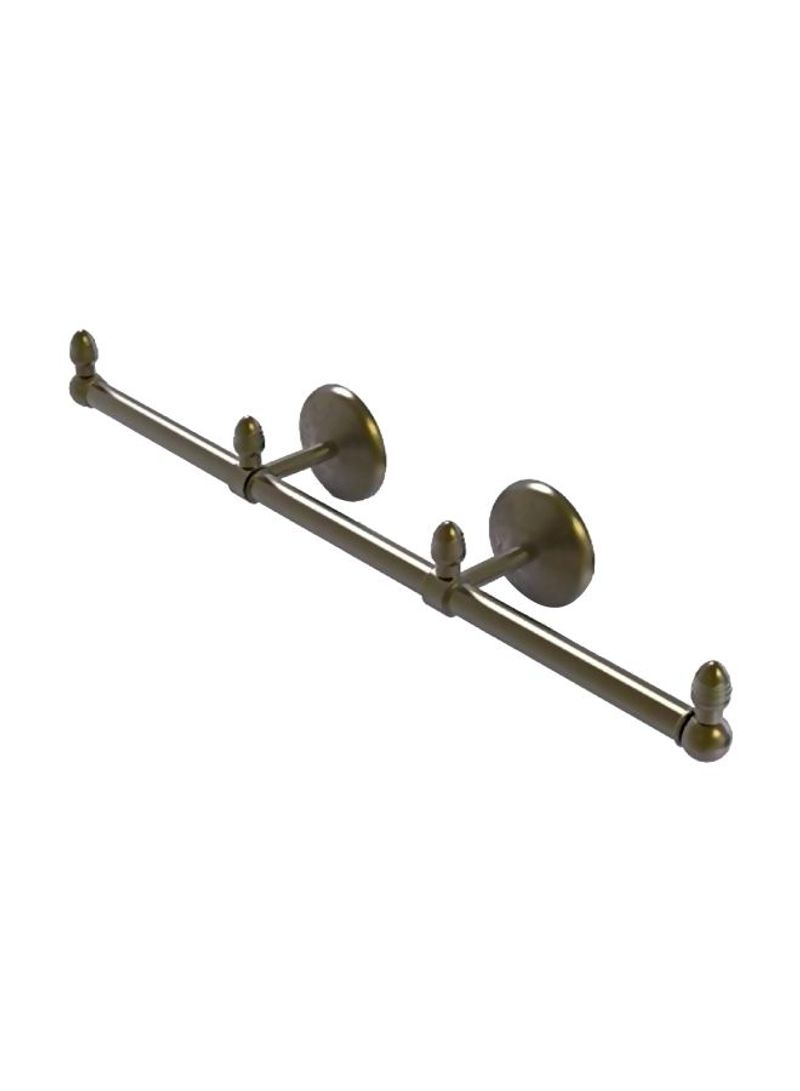 Monte Carlo Collection 3 Arm Guest Towel Holder Antique Brass 22.5inch