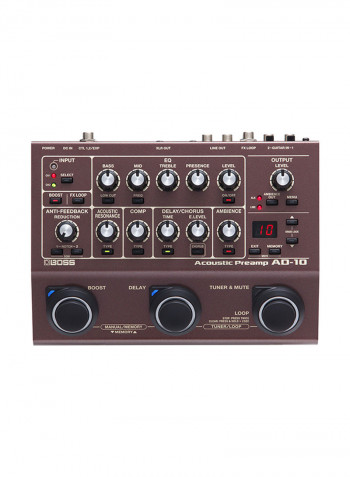 Acoustic Pre Amplifier AD-10 Brown