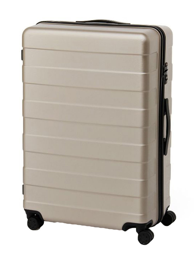 Luggage Trolley With Stopper And Adjustable Carry-Bar Grey