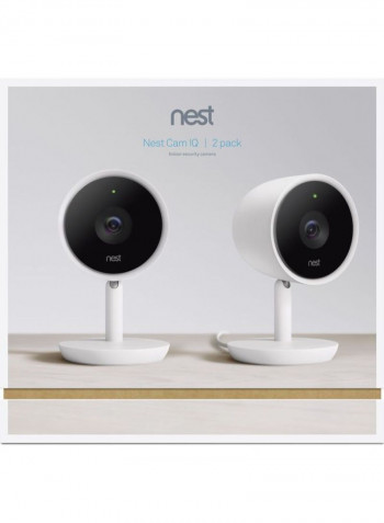 2-Piece 8MP IQ Indoor Camera