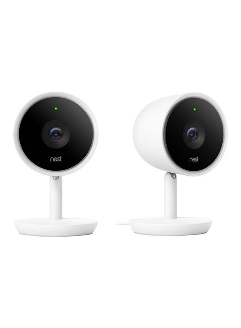 2-Piece IQ Indoor Home Security Surveillance Camera