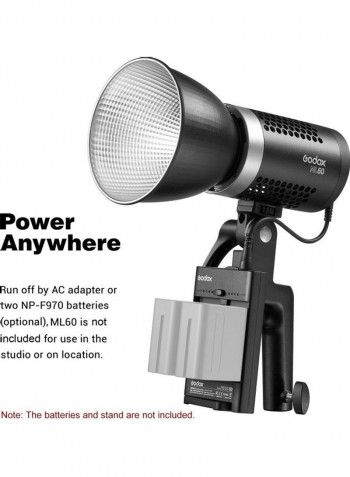 ML60 Portable Studio LED for Photography Black/White