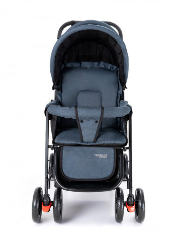Twin Baby Stroller Combo - Grey
