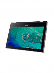 Spin 1 SP111 Convertible 2-In-1 Laptop With 11.6-Inch Display, Celeron N4000 Processor/4GB RAM/128GB eMMC/Intel HD Graphics Steel Gray