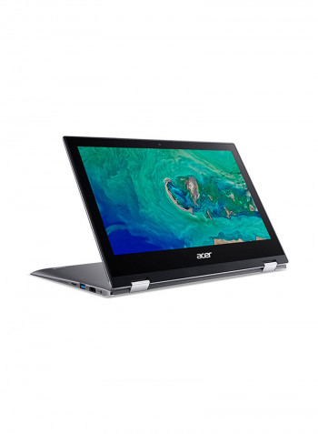 Spin 1 SP111 Convertible 2-In-1 Laptop With 11.6-Inch Display, Celeron N4000 Processor/4GB RAM/128GB eMMC/Intel HD Graphics Steel Gray
