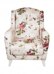 Linda Fabric Sofa White/Beige/Green