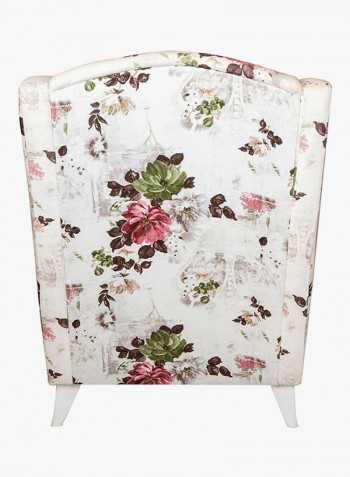 Linda Fabric Sofa White/Beige/Green