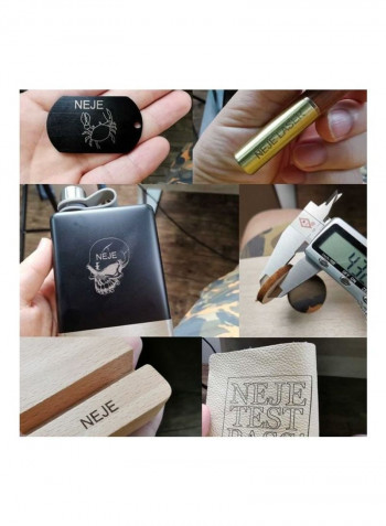 20W Desktop Portable Laser Engraver Kit Black