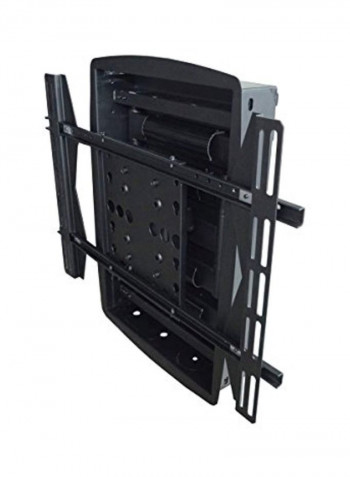 Recessed Articulating TV Wall Mount Bracket Above 65 Inch Black
