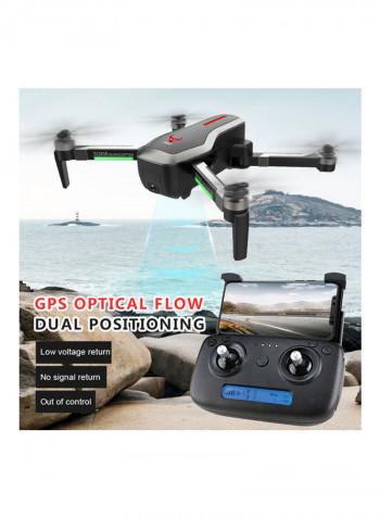 SG906 GPS Brushless 4K Drone with Camera Handbag 5G Wifi FPV Foldable Optical Flow Positioning Altitude Hold RC Quadcopter Black 30.1*14.5*23.6cm