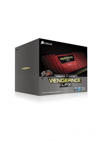 2-Piece Vengeance LPX DDR4 C19 RAM Kit With Airflow Cooler