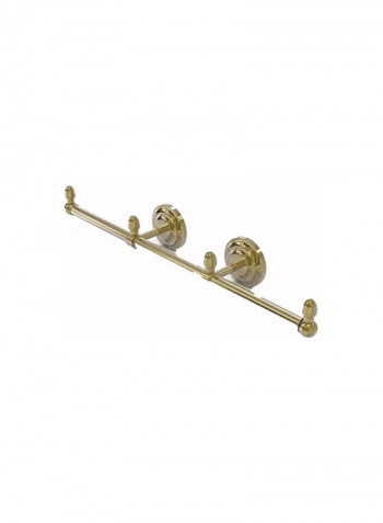 Que New Collection 3 Arm Guest Towel Bar Gold 22.5inch