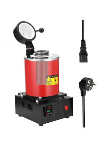 Portable Graphite Crucible Furnace Red/Black