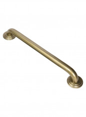 Grab Bar With Traditional Round Flange Gold 18inch