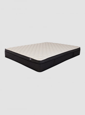 Pockets Springs Luxury Queen Size Soft Mattress Dark Grey/Black 160 x 200cm