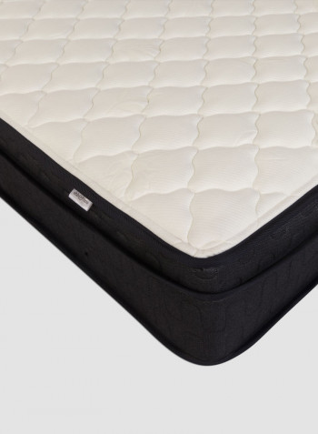 Pockets Springs Luxury Queen Size Soft Mattress Dark Grey/Black 160 x 200cm