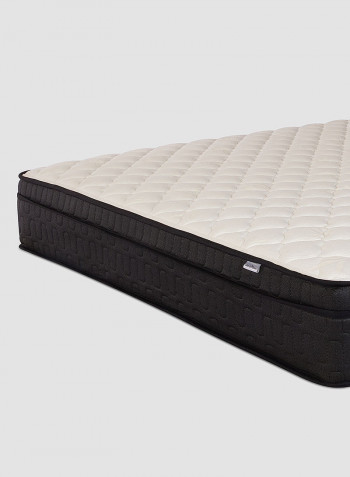 Pockets Springs Luxury Queen Size Soft Mattress Dark Grey/Black 160 x 200cm