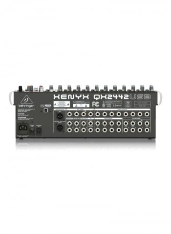 Mixer With XENYX Mic QX2442USB Black/Grey