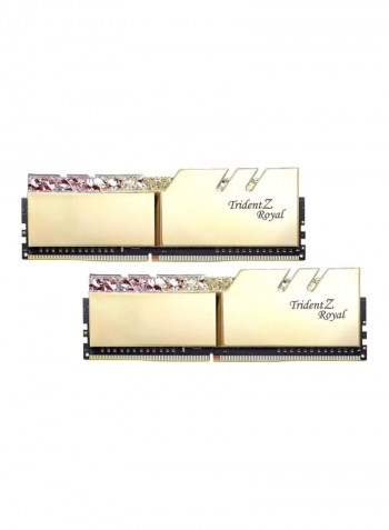 2-Piece Trident Z Royal Series DIMM DDR4 RAM Set 8GB Multicolour