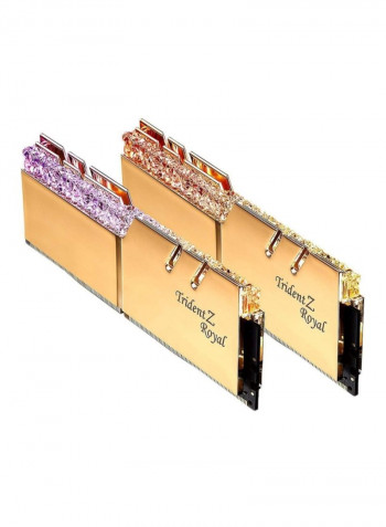 2-Piece Trident Z Royal Series DIMM DDR4 RAM Set 8GB Multicolour