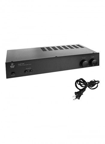 2-Channel Stereo Power Amplifier PAMP1000 Black