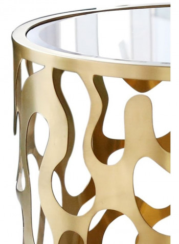 Barcelona End Table gold 60 x 60 x 60cm
