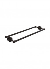 Dottingham Collection Back Shower Door Towel Bar Black 24inch