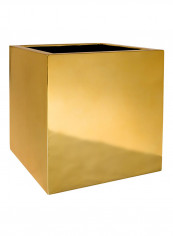 إصيص بلوك بوت ذهبي 50x50x50سنتيمتر