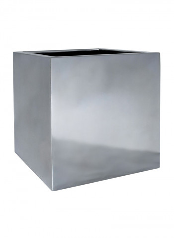 إصيص بلوك بوت فضي 50x50x50سنتيمتر