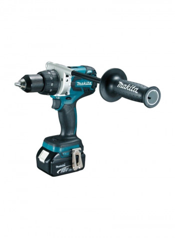 PT Makita Cordless Drill 18V DDF481RFJ Black/Blue/Silver ‎205x79x249millimeter