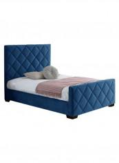 Bed Frame Without Mattress Blue 160 x 200centimeter
