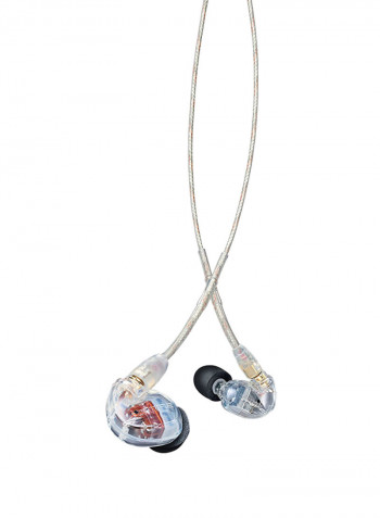 SE535 Sound Isolating Earphones With 3.5mm Cable, Remote And Mic Clear