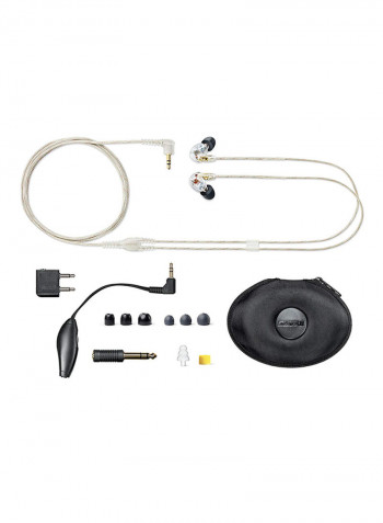 SE535 Sound Isolating Earphones With Triple High Definition MicroDrivers Clear