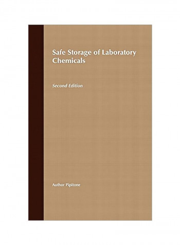 Safe Storage Of Laboratory Chemicals Hardcover 2