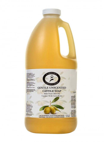 Gentle Unscented Castile Soap 64ounce