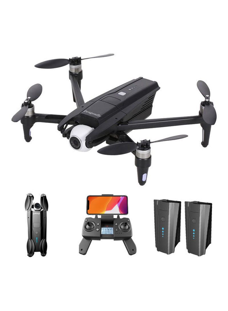 KK13 RC Drone with Camera 4K Drone 5G WIFI 2-axis Gimbal Brushless Drone Gesture Photo 120°Wide Angle GPS Follow up Optical Flow Positioning 25mins Flight Time Quadcopter 2 Battery 33*13*27cm