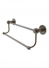 Mercury Collection Double Groovy Brass Towel Bar Brown 36inch