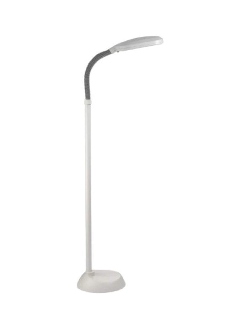 Naturalight Hobby Floor Lamp White 12.3 x 4.8 x 19.5inch