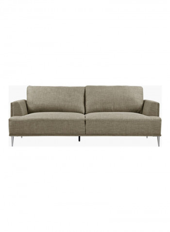 Stella 2-Seater Sofa Beige 80 x 180 x 91cm