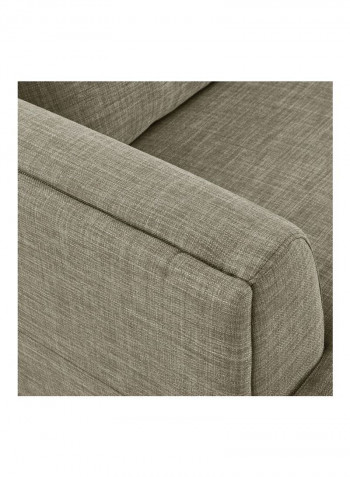 Stella 2-Seater Sofa Beige 80 x 180 x 91cm