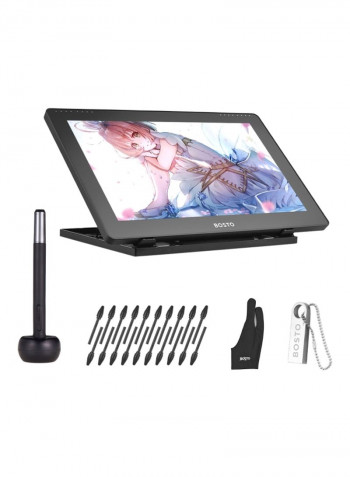 HD Graphic Tablet 40.5x25x1.9centimeter Black