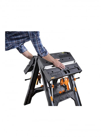Pegasus Multi-Function Work Table Black/Orange