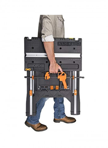 Pegasus Multi-Function Work Table Black/Orange