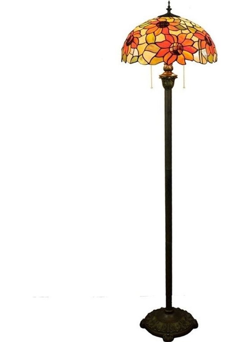 Sun Flower Bronze Floor Lamp Multicolour 49x49x43centimeter