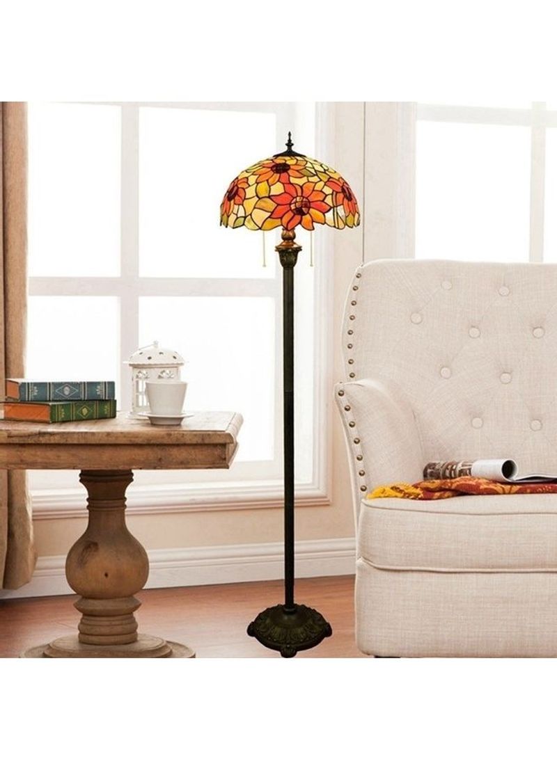 Sun Flower Bronze Floor Lamp Multicolour