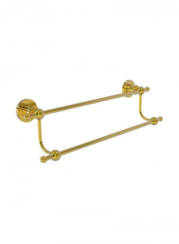 Astor Place Collection Double Towel Bar Gold