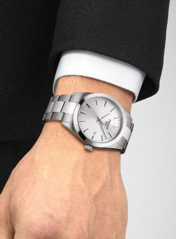 Men's Stainless Steel T-Classic Gentleman Analog Watch T127.410.11.031.00